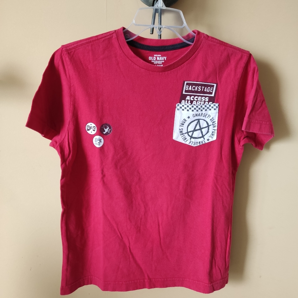 Old Navy Red Kids Shirt Size L 10-12